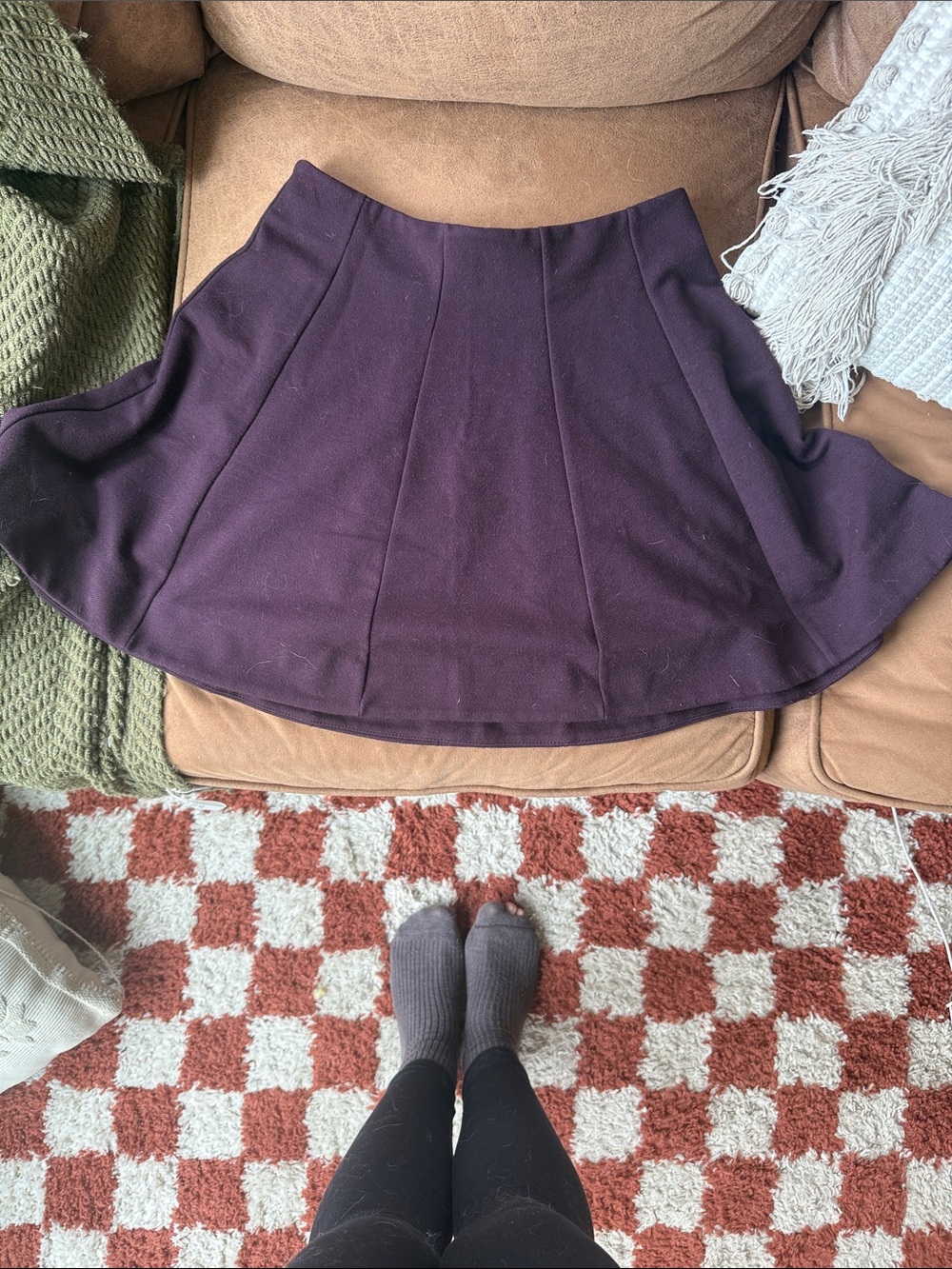 URBAN OUTFITTERS/ KIMCHI BLUE Women's Purple Skater Skirt